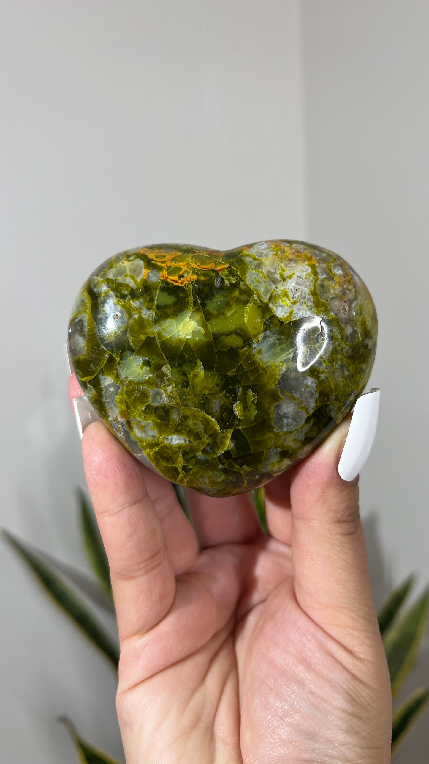 Green Opal Heart A