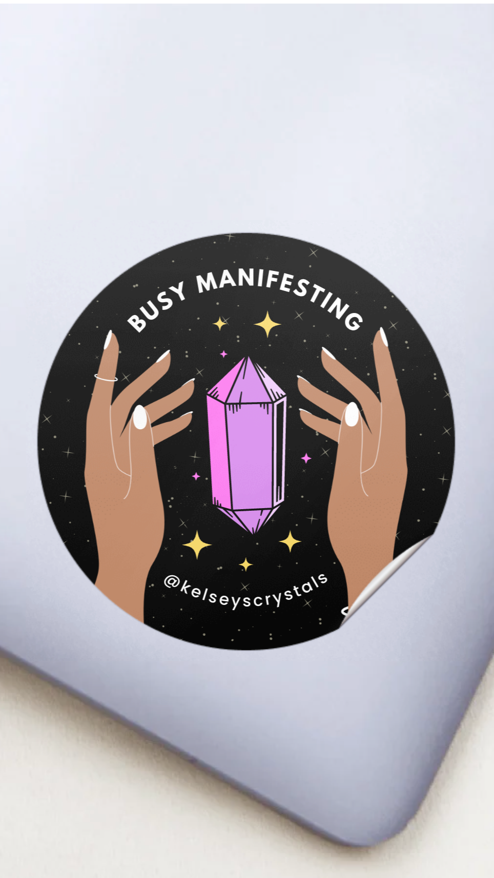 Busy Manifesting Sticker (Old Branding)